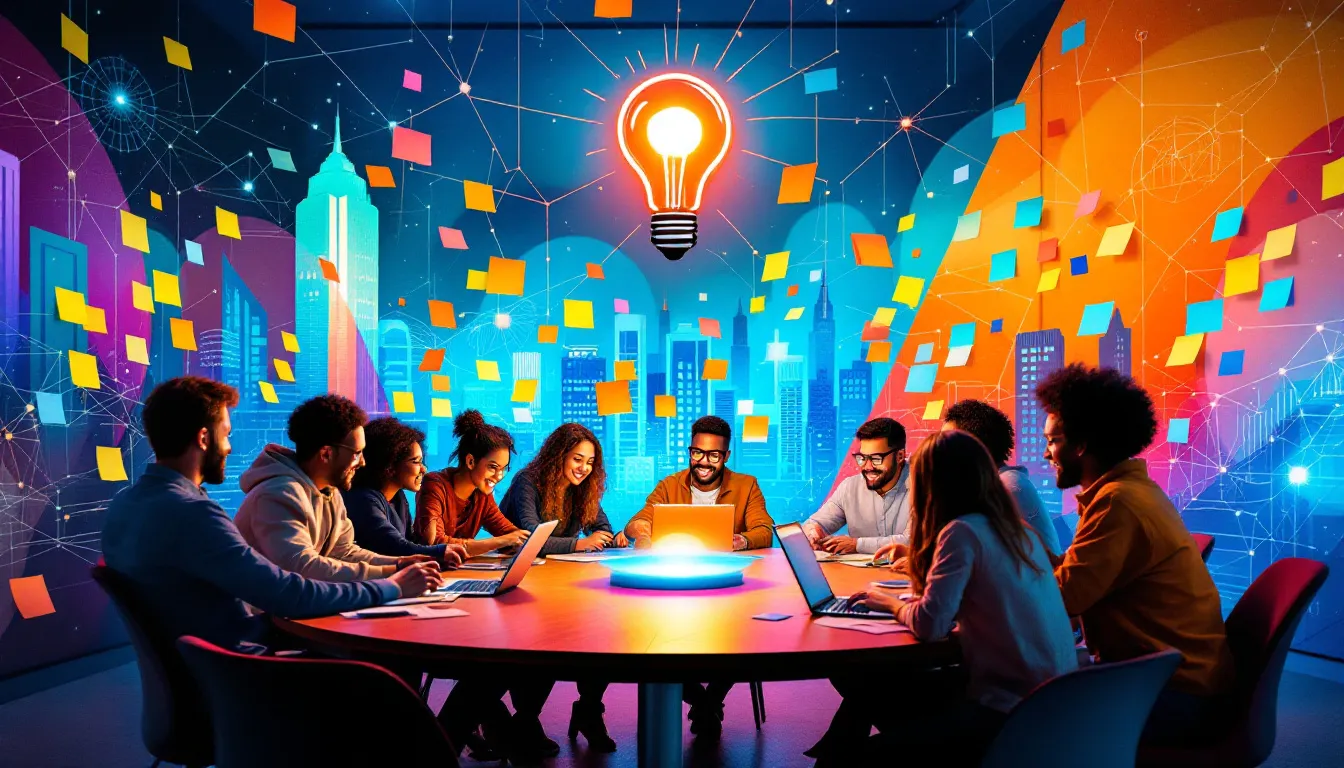 An image showcasing technology being leveraged for improved team collaboration.